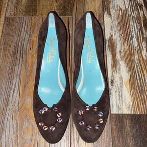 Thierry Robotin Brown Suede Shoes